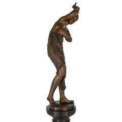 A large patinated bronze figure of Ondine - 2694062