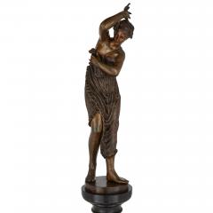 A large patinated bronze figure of Ondine - 2694064