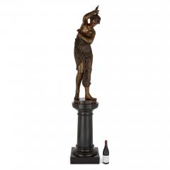 A large patinated bronze figure of Ondine - 2694067