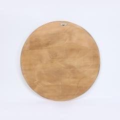 A large round brass mirror Italian Contemporary  - 2370782