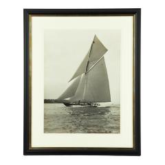A large silver gelatin photographic print of H M Y Britannia by Beken - 3629509