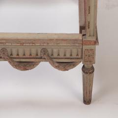 A late 19th Century French Directoire painted cane Daybed settee C 1880 - 2486840