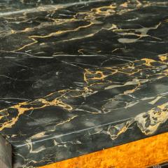 A late Regency portoro marble topped amboyna side cabinet - 2241983