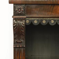 A late Regency rosewood breakfront open bookcase attributed to Gillows - 3057980