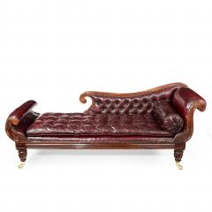 A late Regency rosewood chaise longue - 751928