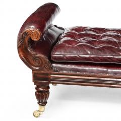 A late Regency rosewood chaise longue - 751929