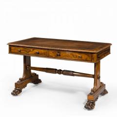 A late Regency rosewood free standing library table by James Winter - 1153194