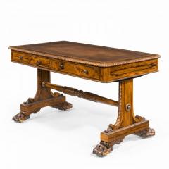 A late Regency rosewood free standing library table by James Winter - 1153197