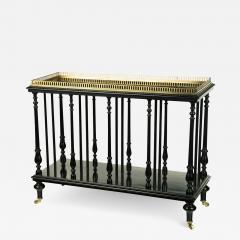 A late Victorian ebonized freestanding folio stand - 2784630