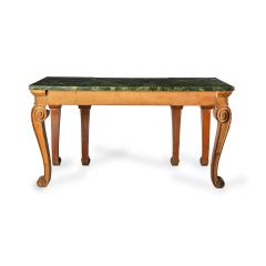 A late Victorian pitch pine console table after Linnell - 3912388