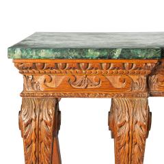 A late Victorian pitch pine console table after Linnell - 3912390