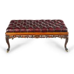 A long early Victorian rosewood stool - 3910923