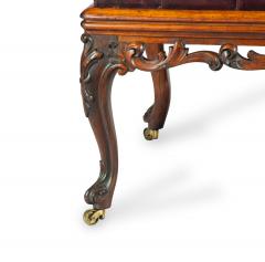 A long early Victorian rosewood stool - 3910924