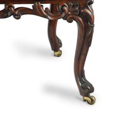 A long early Victorian rosewood stool - 3910925