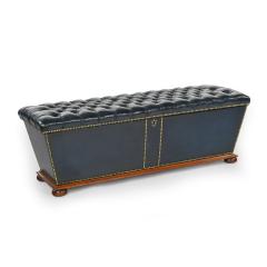 A mid Victorian mahogany framed ottoman - 4307195
