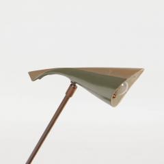 A mid century modern futuristic green metal Laurel desk lamp circa 1950  - 3058180
