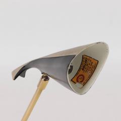 A mid century modern futuristic green metal Laurel desk lamp circa 1950  - 3058187