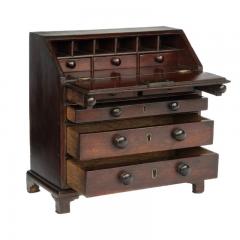A miniature George III mahogany bureau - 3166625