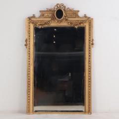 A monumental French Louis XVI style ornate giltwood mirror C 1890  - 3941012