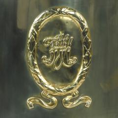 A most unusual Victorian brass private posting box - 4285839