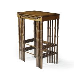 A nest of five Regency specimen wood tables attributed to Gillows - 3363083