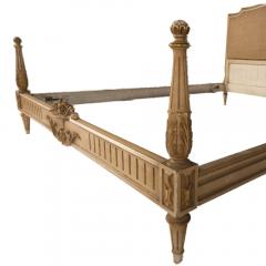 A painted and gilt carved queen size bed C 1940 - 1843862