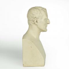 A painted plaster herm bust of the Duke of Wellington by George Gammon Adams - 3295222