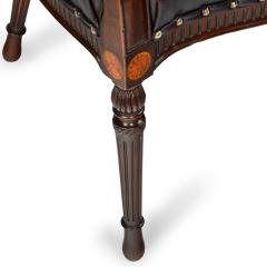 A pair mahogany Hepplewhite style arm chairs - 3444603