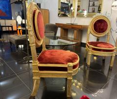 A pair of 19th Century Italian giltwood side chairs - 3705233