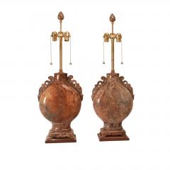 A pair of Alabaster Marbro lamps circa 1950 - 2695220
