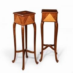 A pair of Anglo Indian teak stands - 1595769