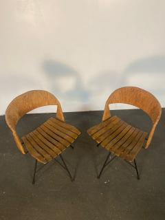 A pair of Arthur Umanoff Swiveling side chairs - 4812344
