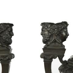 A pair of Belgian bronze urns by Luppens Brussels - 3393281