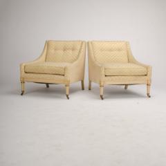 A pair of Directoire style slipper chairs circa 1940 - 1646992