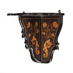 A pair of Dutch marquetry wall brackets - 1413799