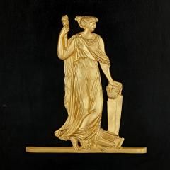 A pair of Empire style Neoclassical gilt and patinated bronze stands - 2696318