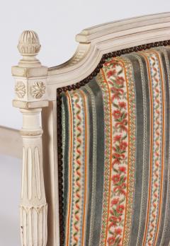 A pair of French Louis XVI style painted twin beds Circa 1950  - 2218880