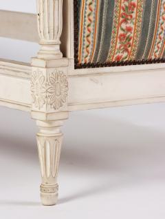 A pair of French Louis XVI style painted twin beds Circa 1950  - 2218881