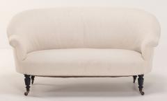 A pair of French Napoleon III sofas with continuous backs circa 1860  - 3480331
