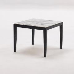 A pair of French ebonized square end tables C 1960  - 3745315