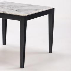 A pair of French ebonized square end tables C 1960  - 3745317