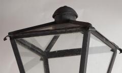 A pair of French iron and bronze lanterns C 1940  - 3745349