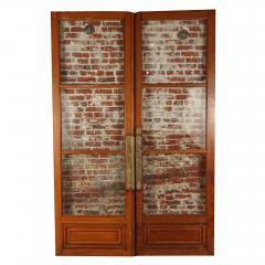 A pair of French oak doors C 1900  - 2573695