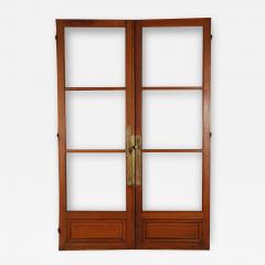 A pair of French oak doors C 1900  - 2576213