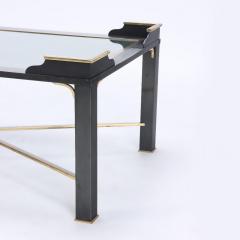 A pair of French two tone bronze coffee tables attributed to Jansen C 1970 - 3269501