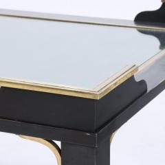 A pair of French two tone bronze coffee tables attributed to Jansen C 1970 - 3269504