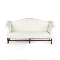 A pair of Georgian mahogany sofas from Powderham Castle sofas settees - 4271833
