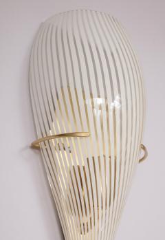 A pair of Italian mid century modern Murano glass wall sconces - 1014055