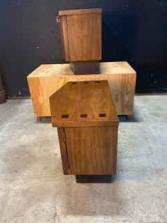 A pair of Lane Tower Suite Nightstands designed by Dave Parmalee 1970s - 4476822