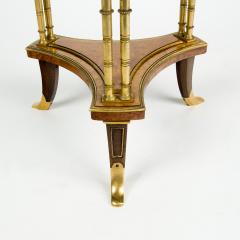 A pair of Louis XVI style mahogany and ormolu gueridons after Adam Weisweiler - 2903308